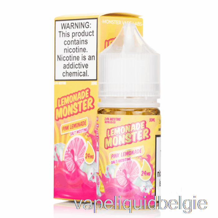 Vape Vloeibare Roze Limonade - Limonade Monsterzouten - 30 Ml 24 Mg